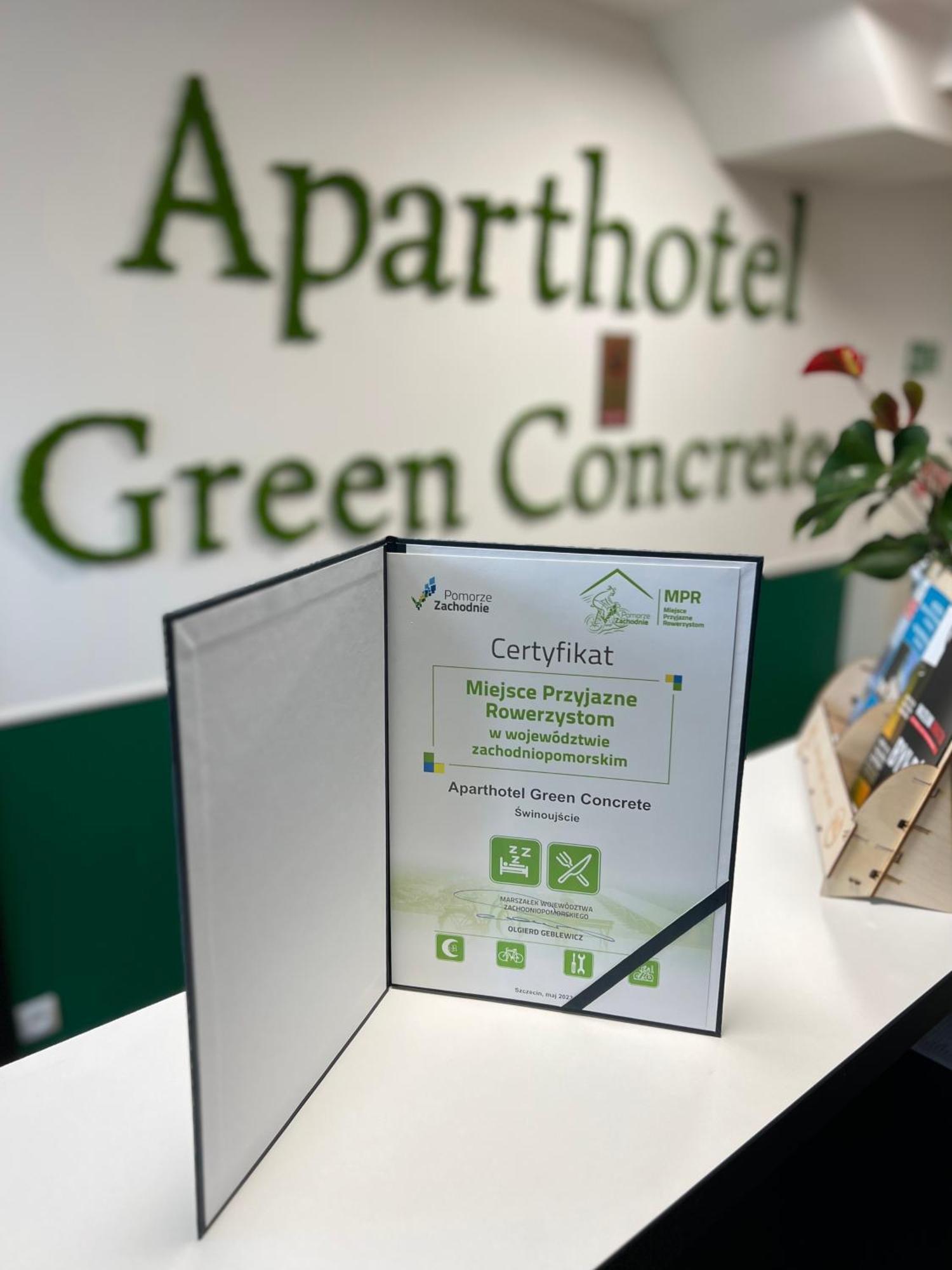 Aparthotel Green Concrete - Eko-Bus Na Plaze, Rowery I Masaze Swinoujscie Exterior photo